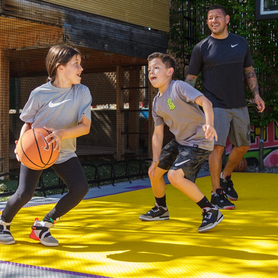 Outdoor Basketball Basecourt Tiles