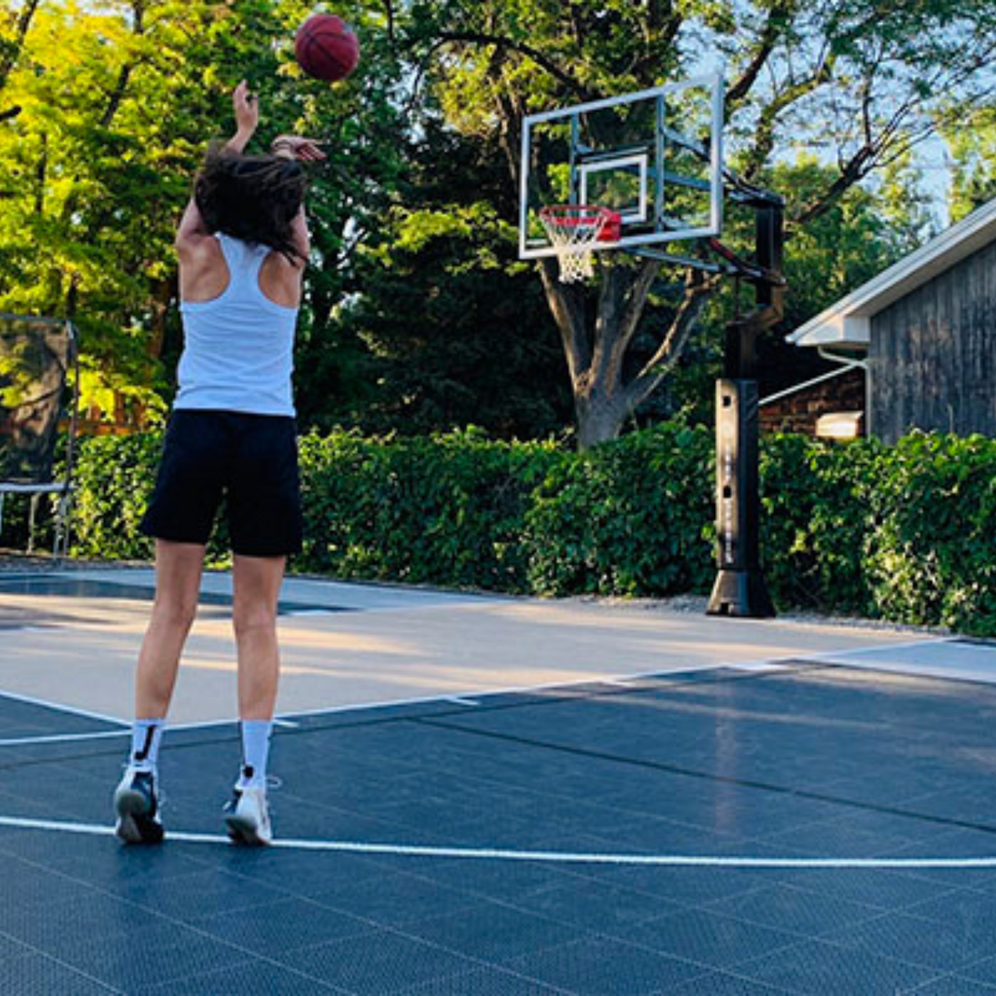 Outdoor Basketball Basecourt Tiles