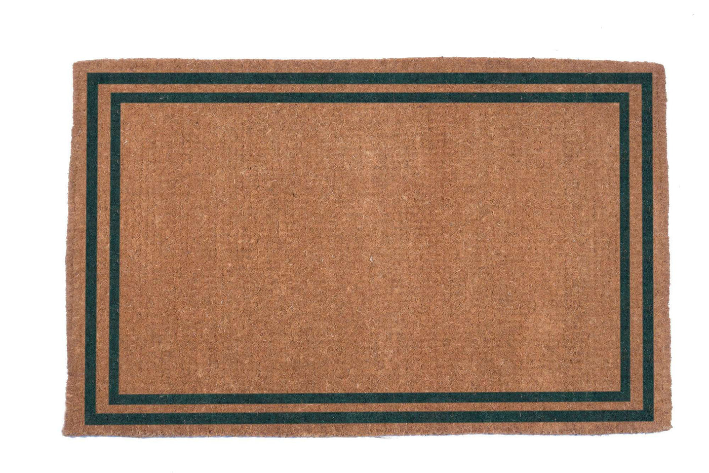 Green Double Bordered Coco Doormats 38x60