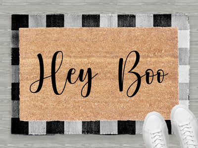 Hey Boo Coir Doormat