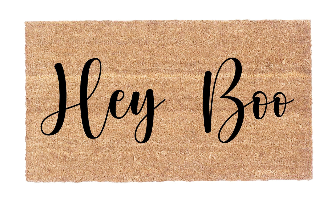 Hey Boo Coir Doormat