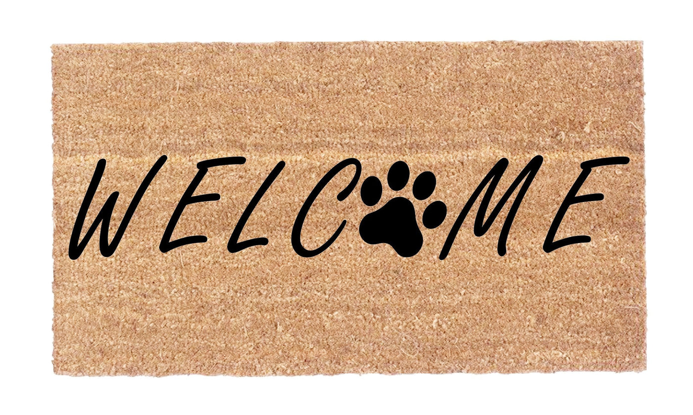 Welcome Dog Paw