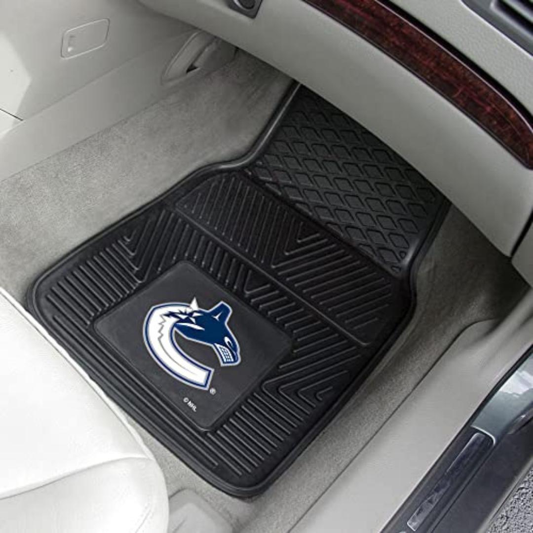 Canucks 2-Pc Vinyl Car Mat Set