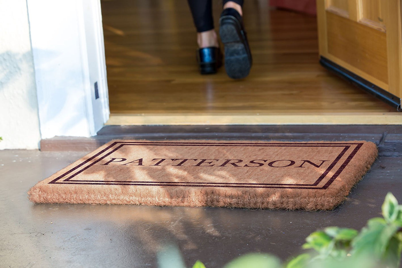 Double Border Personalized Doormats