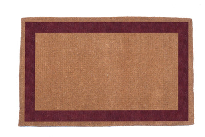 Single Bordered Coco Doormats