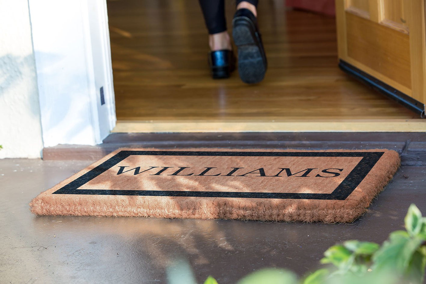 Single Border Personalized Doormats