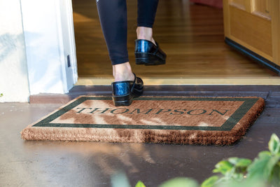 Single Border Personalized Doormats