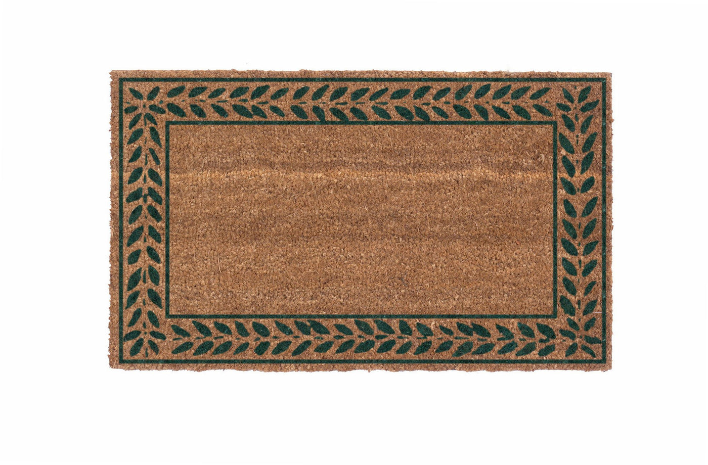 Leafy Vines Bordered Coco Doormats