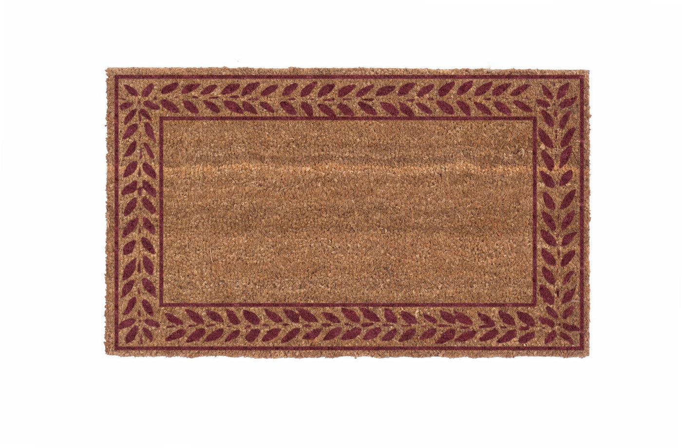 Leafy Vines Bordered Coco Doormats