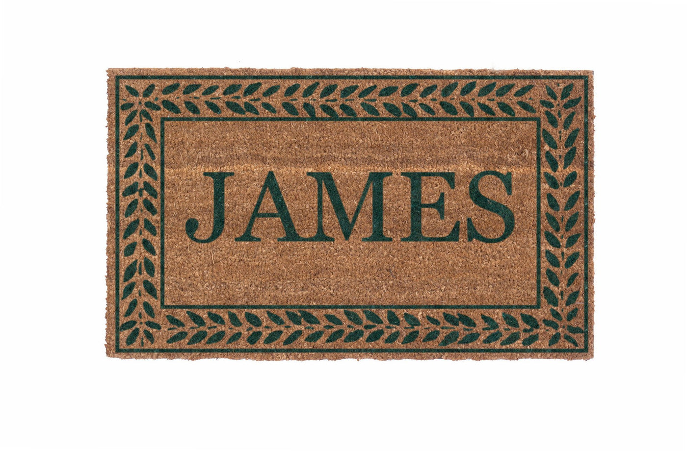 Rolling Scrolls Border Personalized Doormats