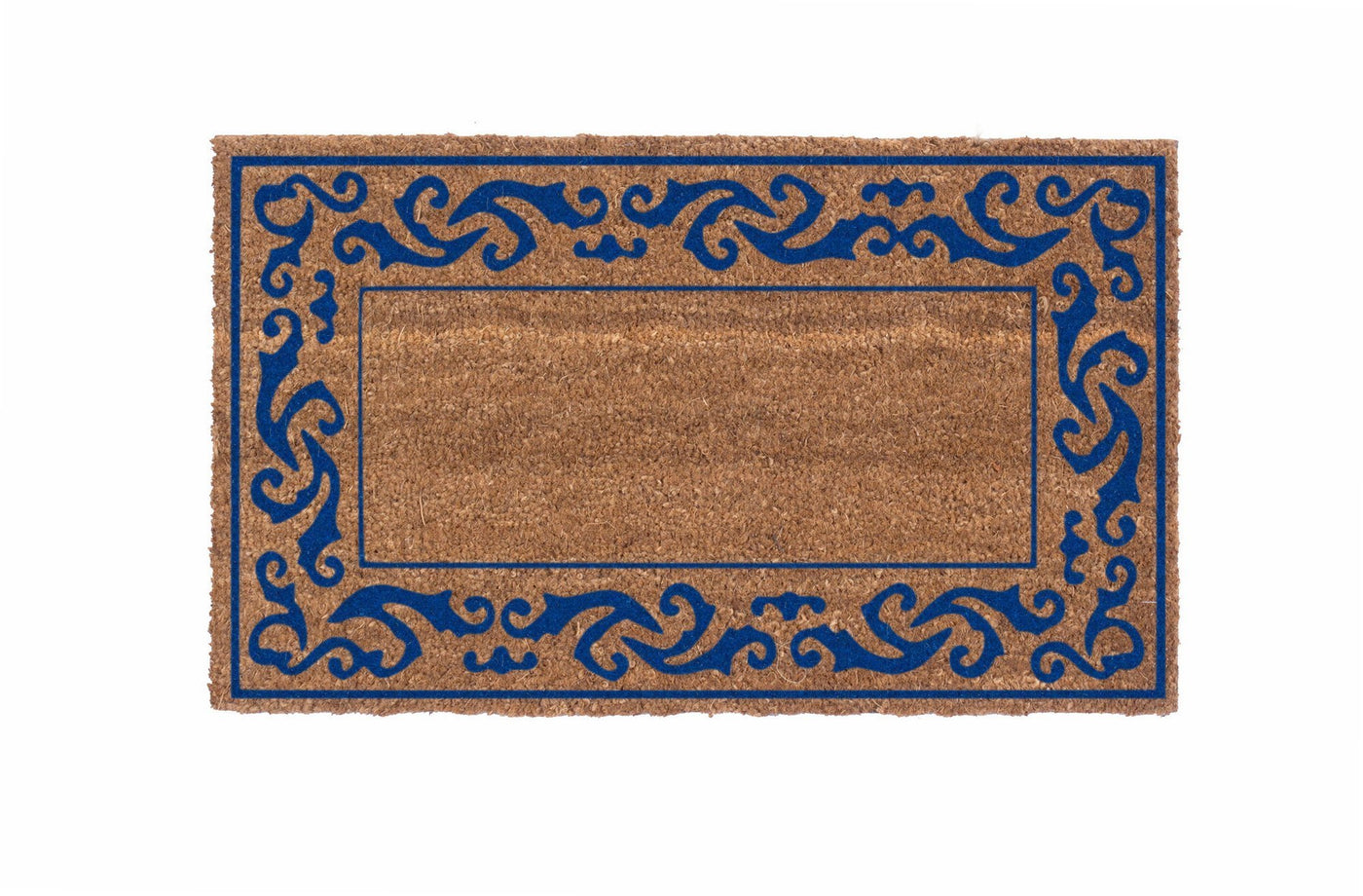 Rolling Scrolls Bordered Coco Doormats