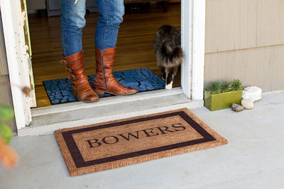 Single Border Personalized Doormats