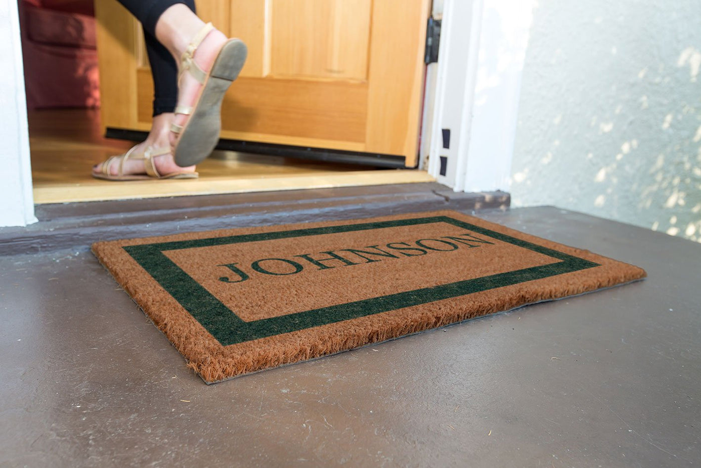 Single Border Personalized Doormats