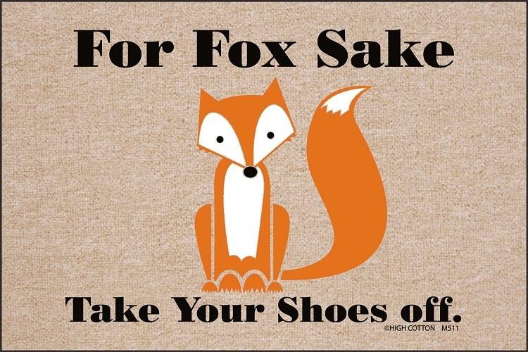 For Fox Sake Olefin Doormat